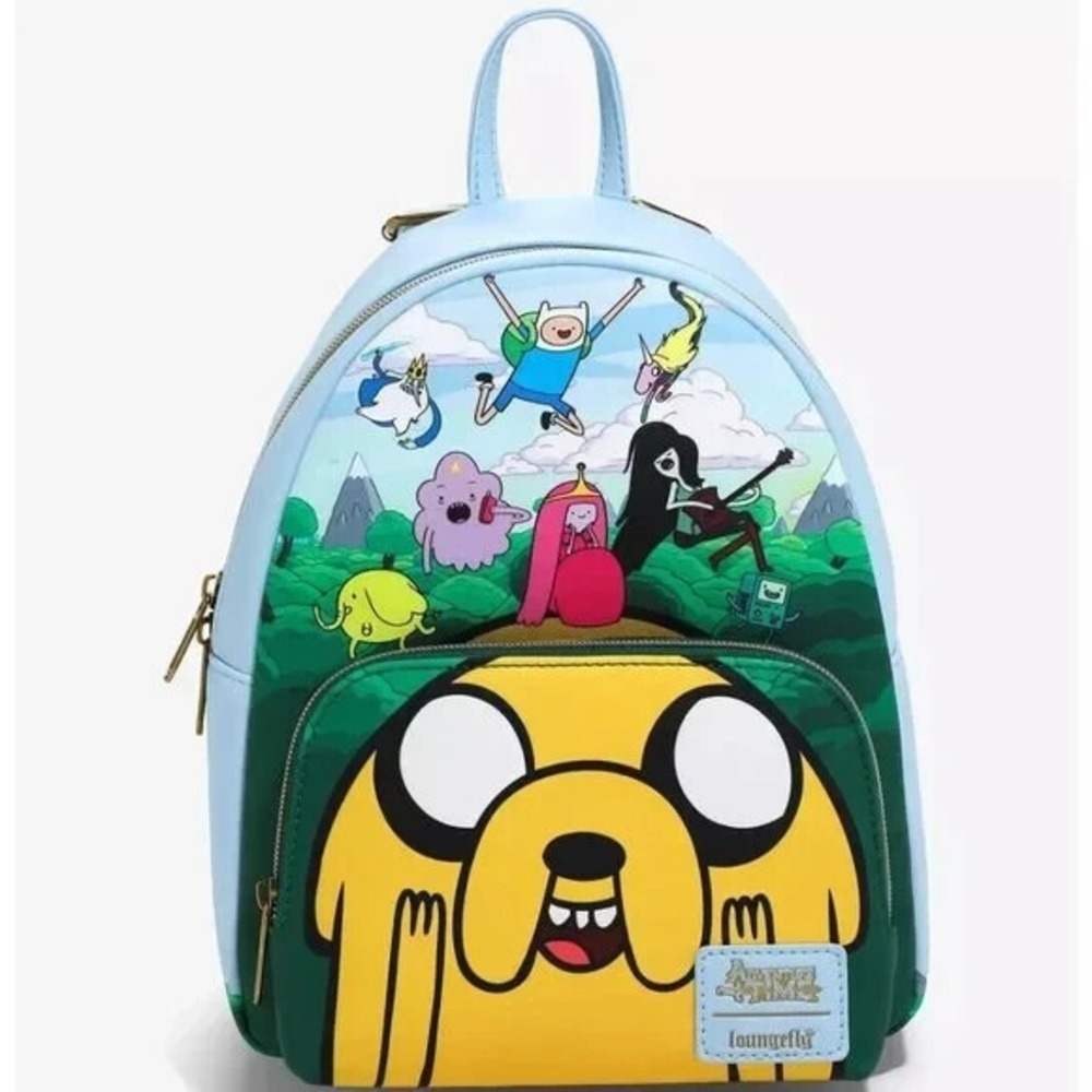 Loungefly Cartoon Network‎ Adventure Time Characters Mini Backpack